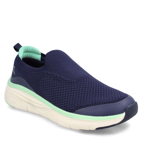 Zapatilla Deportiva Mujer Power Helca Walking , AZUL