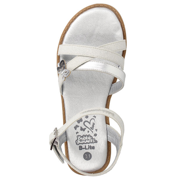 Sandalia Ni&ntilde;a Bubblegummers Beyonce  , BLANCO APAGADO