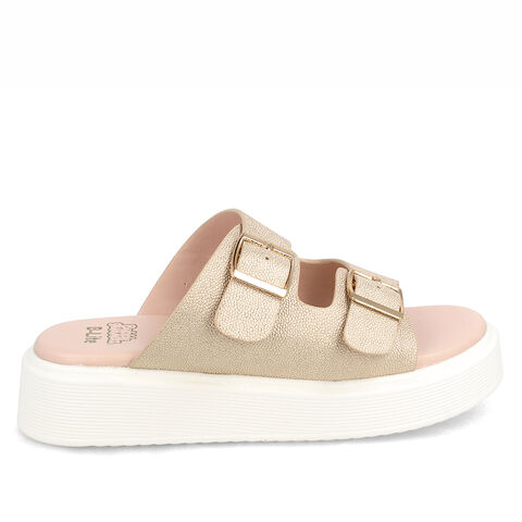 Sandalia Ni&ntilde;a Bubblegummers Dafne  , BRONCEADO