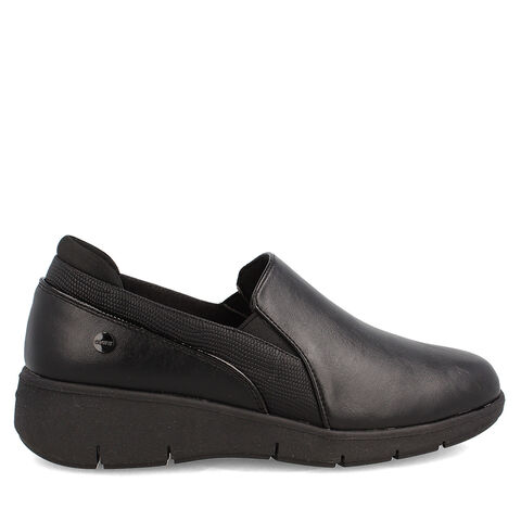 Mocas&iacute;n Mujer Bata Comfit Fiona , NEGRO