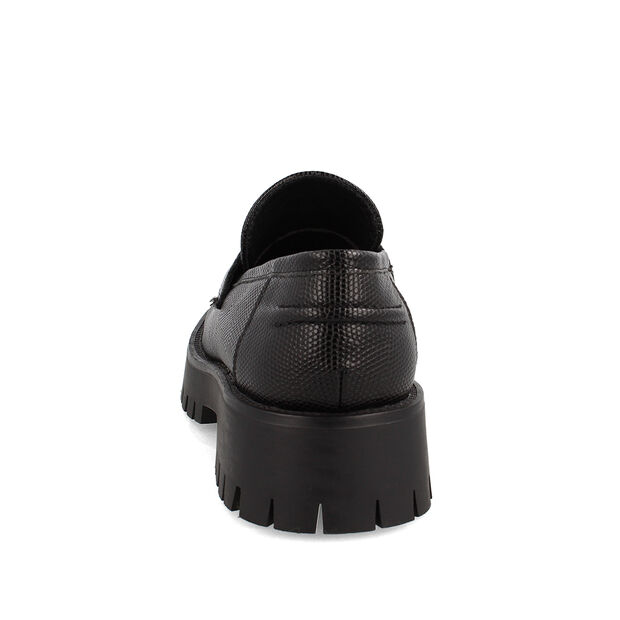 Mocas&iacute;n Mujer Bata Gina , NEGRO