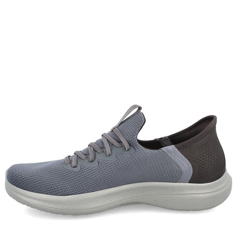 Zapatilla Deportiva Power Hombre N-Walk Quickfit Lace , GRIS