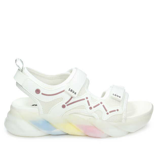 Sandalia Ni&ntilde;a Bata Soft Unicorn , BLANCO
