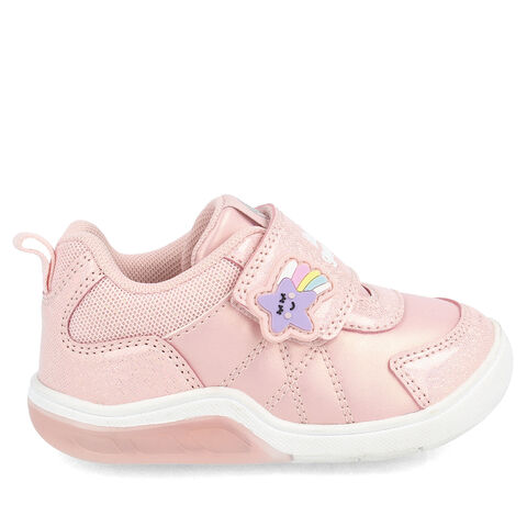 Zapatilla Con Luces Ni&ntilde;a Bubblegummers Tokio   , NEGRO