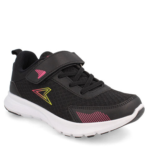 Zapatilla Deportiva Ni&ntilde;a Power Wave Belmonte V1  , NEGRO