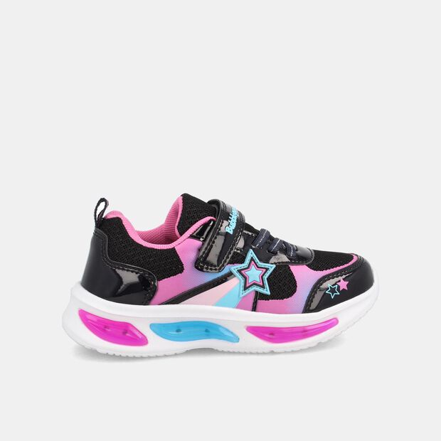 Zapatilla Con Luces Ni&ntilde;a Bubblegummers Demian   , NEGRO