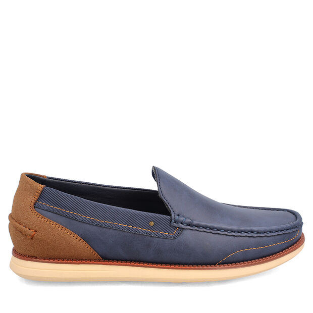 Mocas&iacute;n Hombre Bata Nautilus   , AZUL