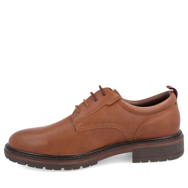 Zapato Cuero Bata Hombre Harley  , CAMEL
