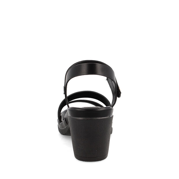 Sandalia Mujer Bata Comfit Mimosa, NEGRO