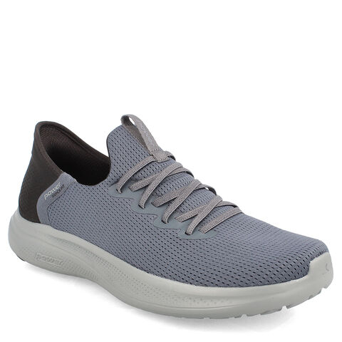 Zapatilla Deportiva Power Hombre N-Walk Quickfit Lace , GRIS