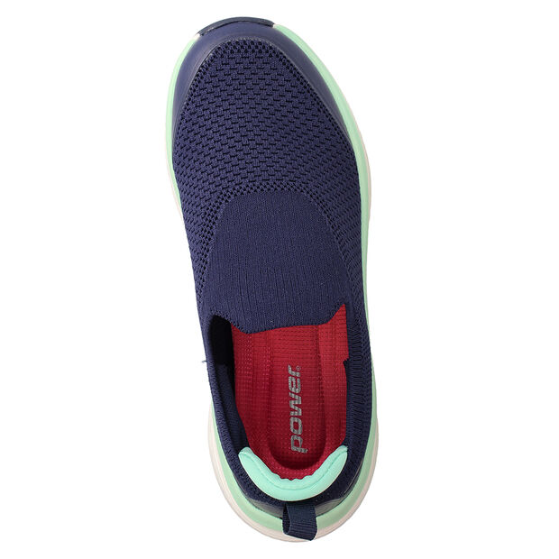 Zapatilla Deportiva Mujer Power Helca Walking , AZUL