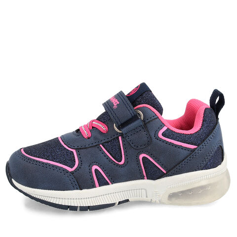 Zapatilla Con Luces Ni&ntilde;a Bubblegummers Ocean   , AZUL