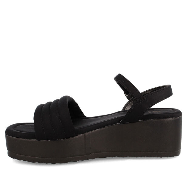 Sandalia Mujer Bata Monica, NEGRO