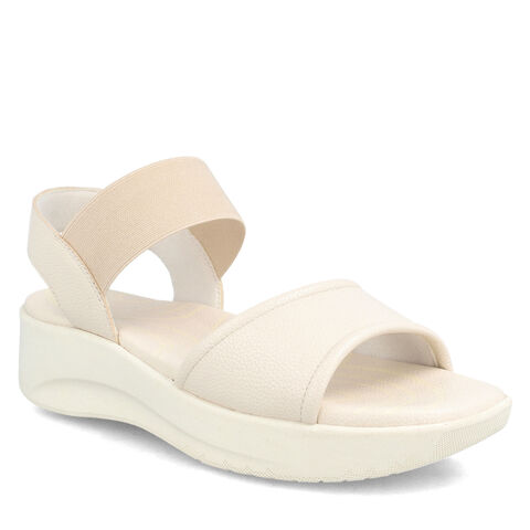 Sandalia Mujer Bata Comfit Lily, BEIGE