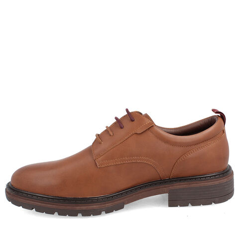 Zapato Cuero Bata Hombre Harley  , CAMEL