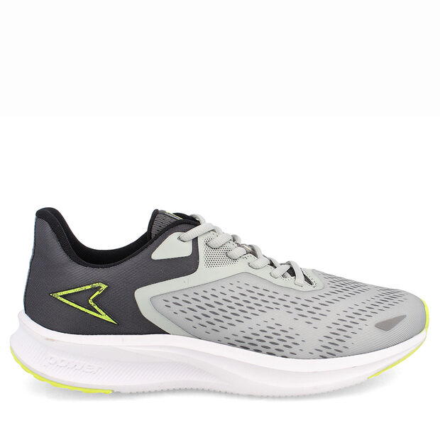 Zapatilla Deportiva Hombre Power Harrow Plus Kazam Running, GRIS CLARO