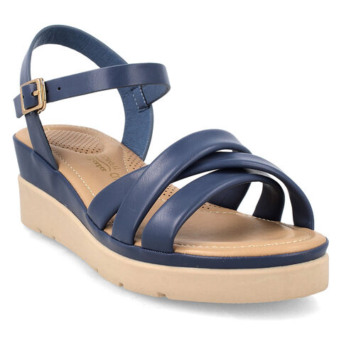 Sandalia Mujer Bata Comfit Ciarnsa, AZUL