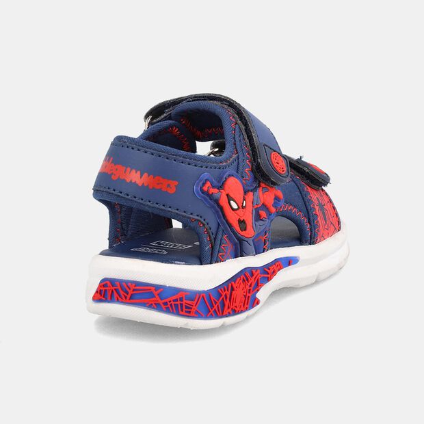 Sandalia con Luces Ni&ntilde;o Bubblegummers Spiderman 4 , MORADO