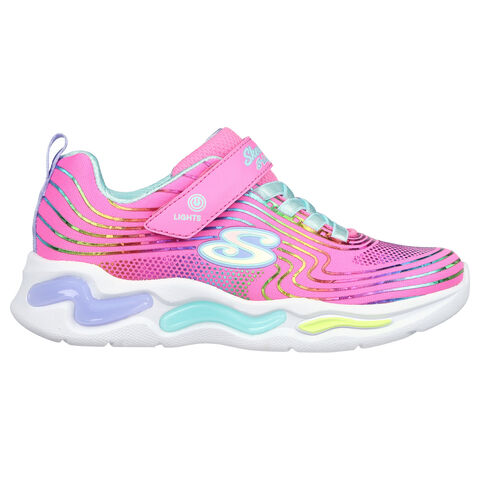Zapatilla Deportiva Ni&ntilde;a Skechers Wavy Beams , ROJO