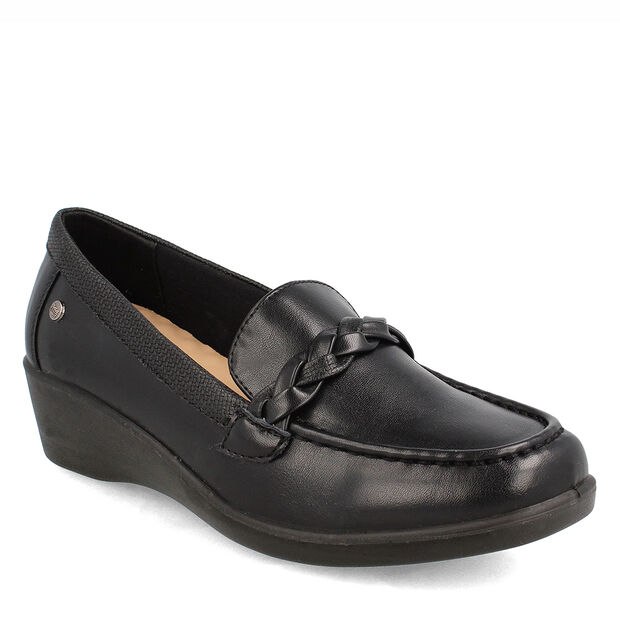 Mocas&iacute;n Bata Comfit Mujer Newstar, NEGRO