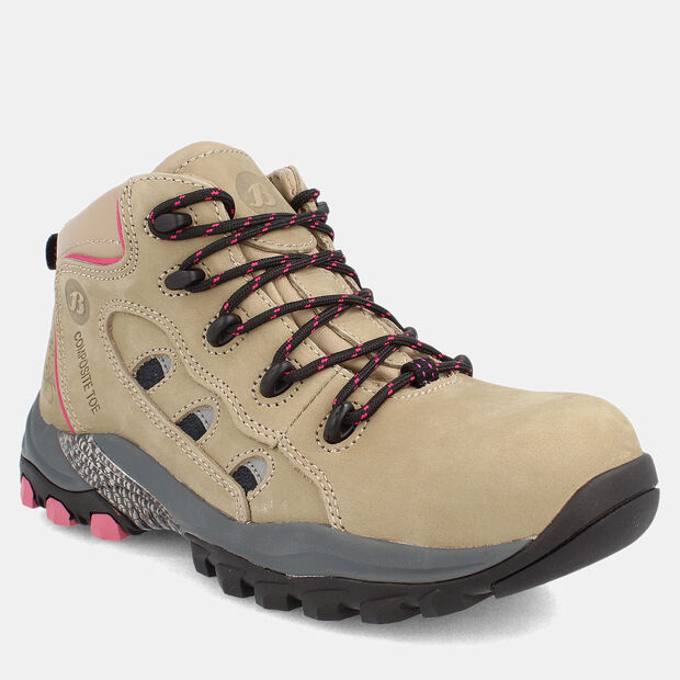 Zapato de Seguridad Mujer Bata Industrials Trend Anticlavos, ARENA