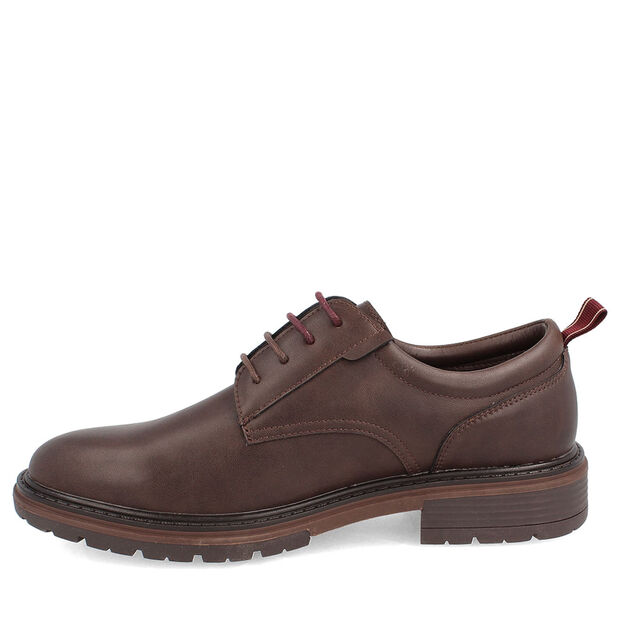 Zapato Cuero Bata Hombre Harley  , ARENA OSCURA