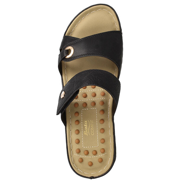 Sandalia Mujer Bata Comfit Colettle, NEGRO