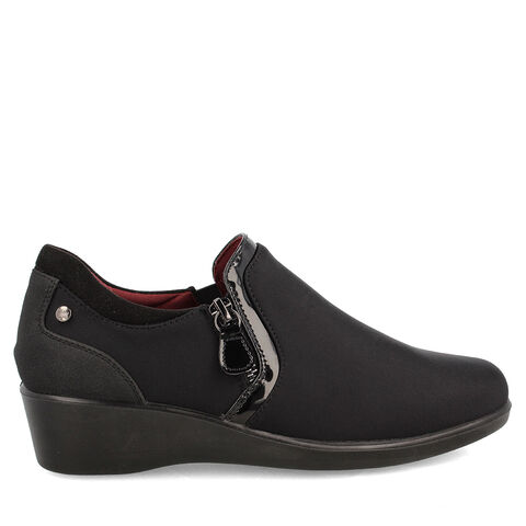 Mocas&iacute;n Mujer Bata Comfit Newstar , NEGRO