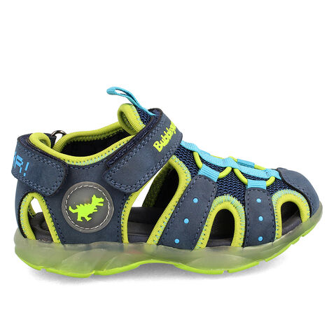 Sandalia Con Luces Bubblegummers Ni&ntilde;o Unai , AZUL