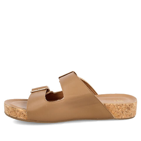Sandalia Mujer Bata Enjoy, ARENA OSCURA