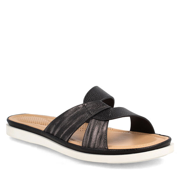 Sandalia Mujer Bata Comfit Carissly, NEGRO