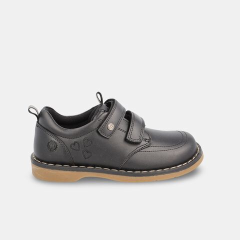 Zapato Escolar Ni&ntilde;a Bubblegummers Baby Star , NEGRO