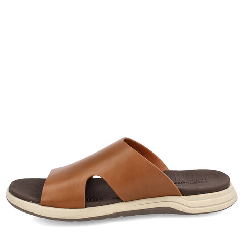 Sandalia Hombre Bata Comfit Bamboo   , CAMEL