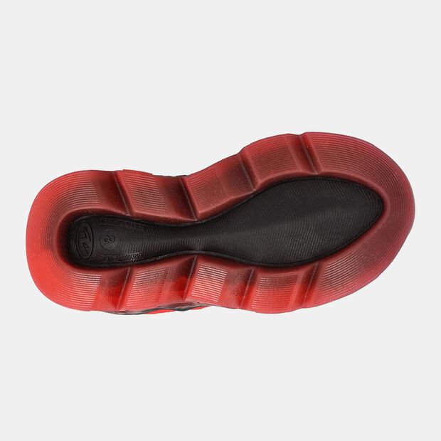 Zapatilla Con Luces Ni&ntilde;o Bubblegummers Spiderman 3  , NEGRO