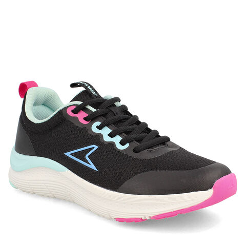Zapatilla Deportiva Mujer Power Bew Running  , NEGRO