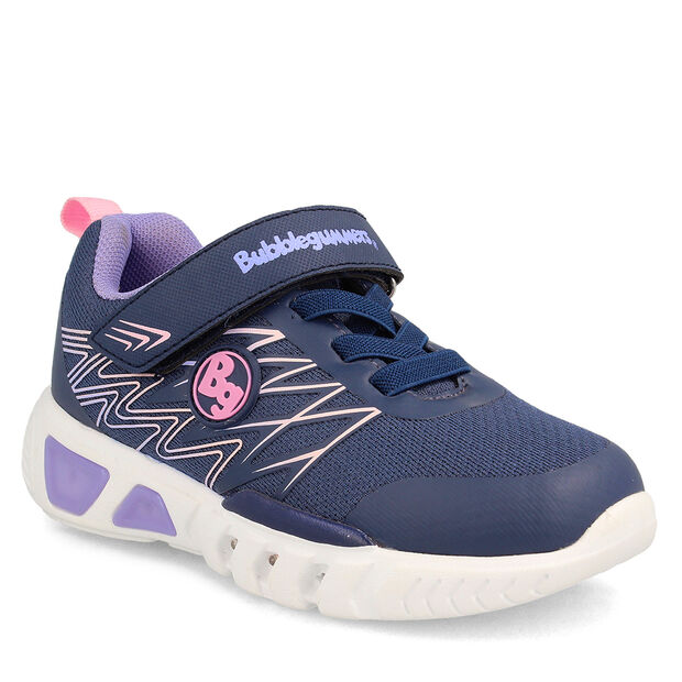 Zapatilla Con Luces Ni&ntilde;a Bubblegummers Ruil   , AZUL