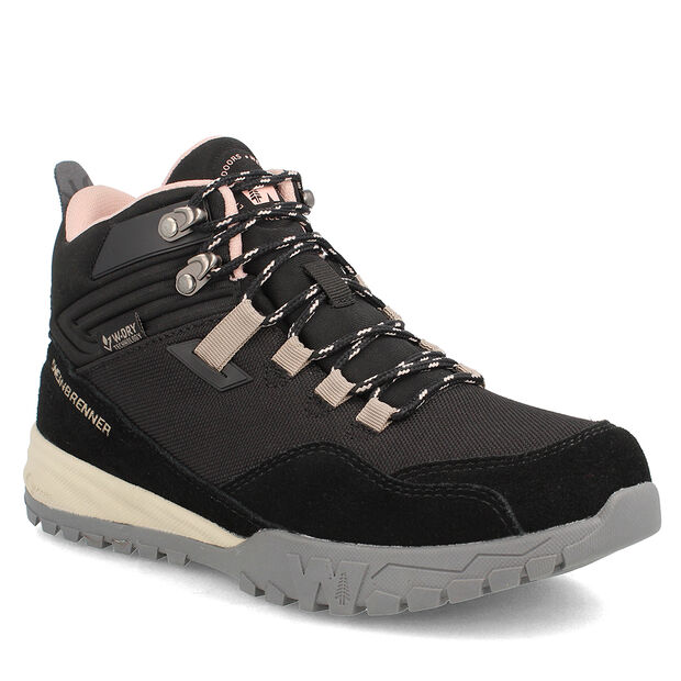 Bot&iacute;n Outdoor Mujer Weinbrenner Beagle Whisler Mid , NEGRO