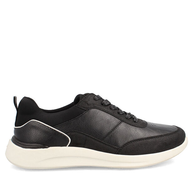 Zapatilla Urbana Bata Comfit Hombre Lotus Men  , NEGRO