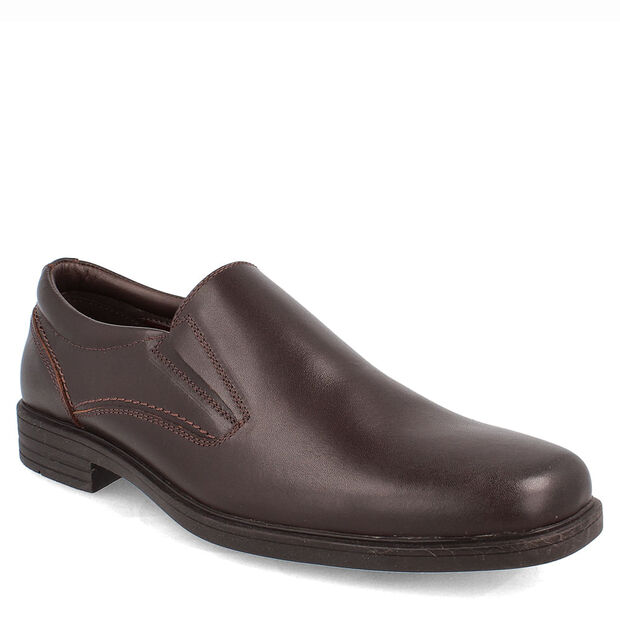 Zapato Cuero Bata Comfit Hombre Timo  , ARENA OSCURA