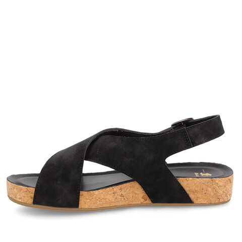 Sandalia Mujer Bata Enjoy, NEGRO