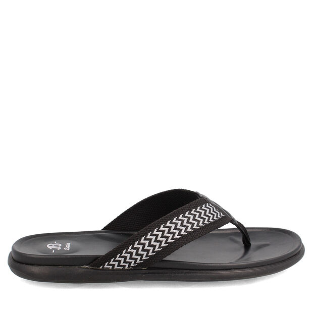Sandalia Hombre Bata Quiet   , NEGRO