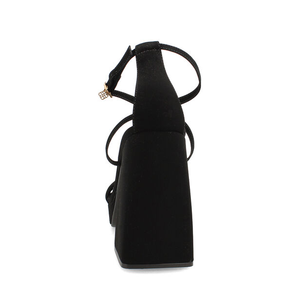 Sandalia Mujer Bata Red Label Rosa, NEGRO