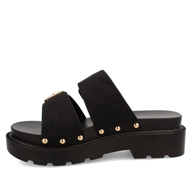 Sandalia Mujer Bata Mercury, NEGRO