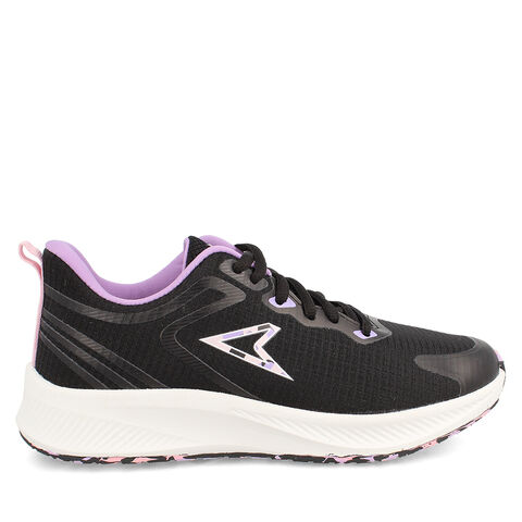 Zapatillas Deportivas Mujer Power Spring Running, NEGRO