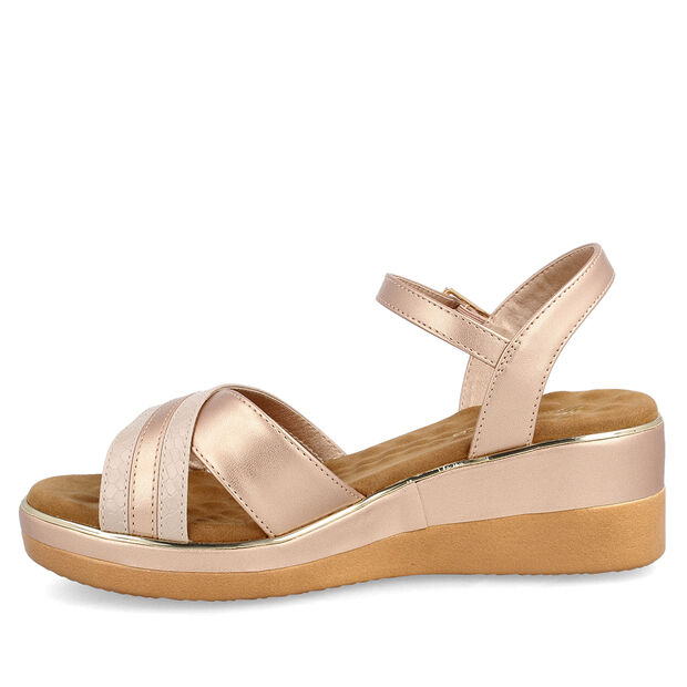 Sandalia Mujer Bata Comfit Brenda, MOSTAZA