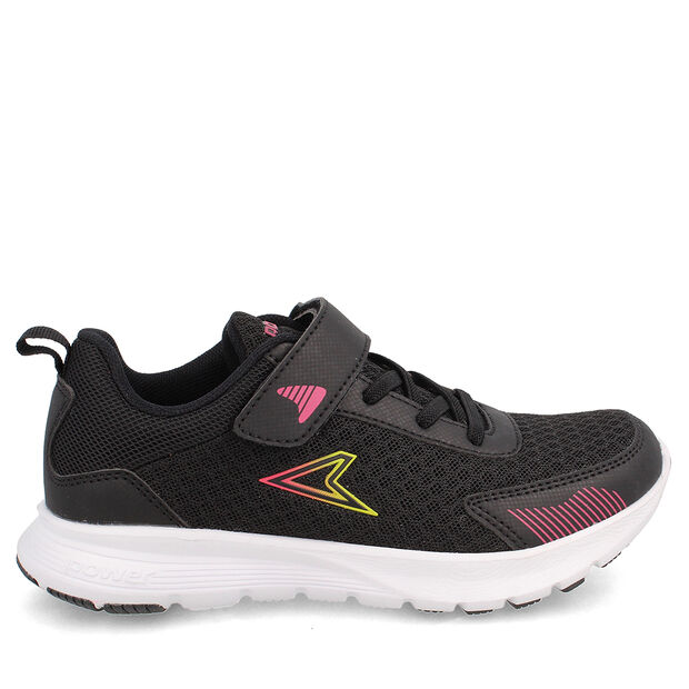Zapatilla Deportiva Ni&ntilde;a Power Wave Belmonte V1  , NEGRO