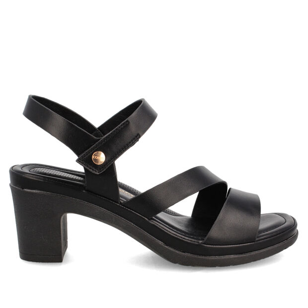 Sandalia Mujer Bata Comfit Mimosa, NEGRO
