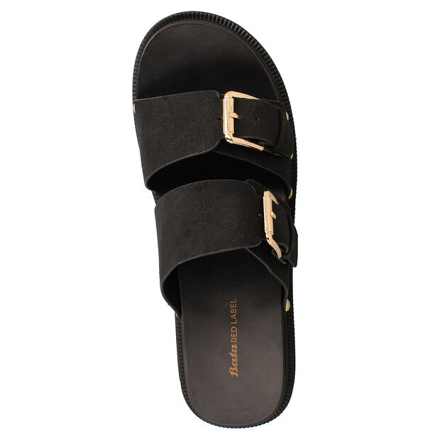 Sandalia Mujer Bata Mercury, NEGRO