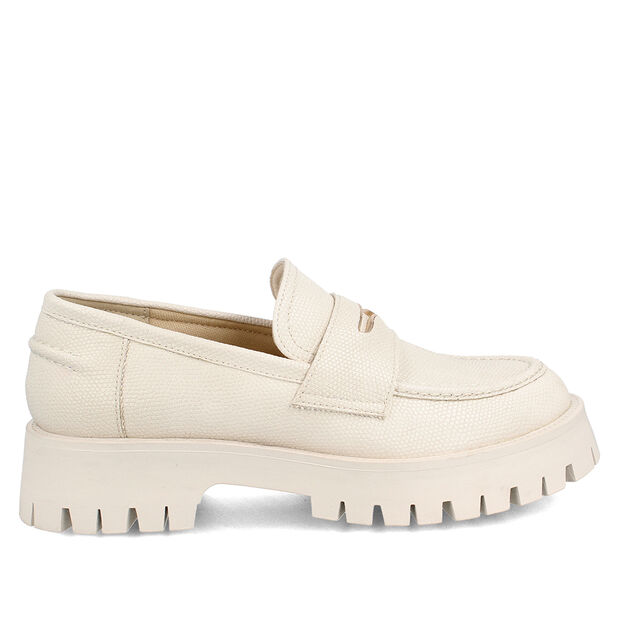 Mocas&iacute;n Mujer Bata Gina , BLANCO BRILLANTE