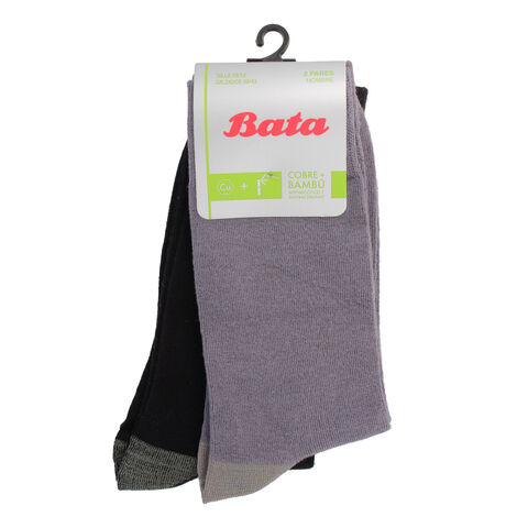 Calcet&iacute;n Hombre Bata Bipack Bamboo Cobre Men, MULTICOLOR